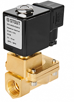 Клапан соленойдный (электромагнитный), непрямого действия, Н3, 220 В, G 1