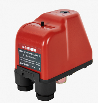 Реле сухого хода ROMMER KRS-5 1/4 с накидной гайкой